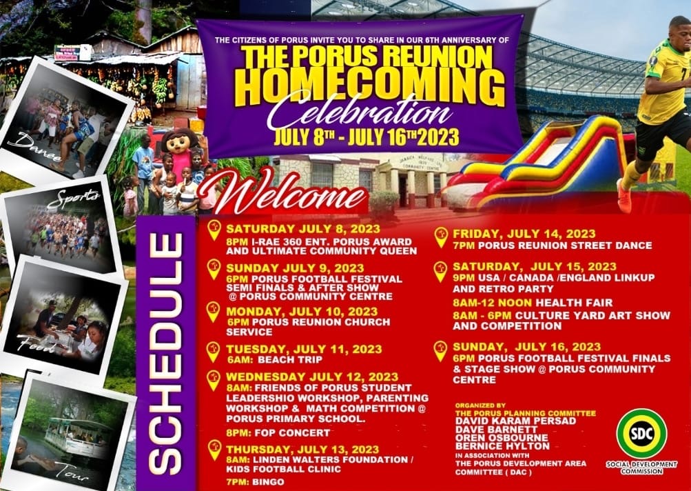 Porus Reunion Homecoming Celebration