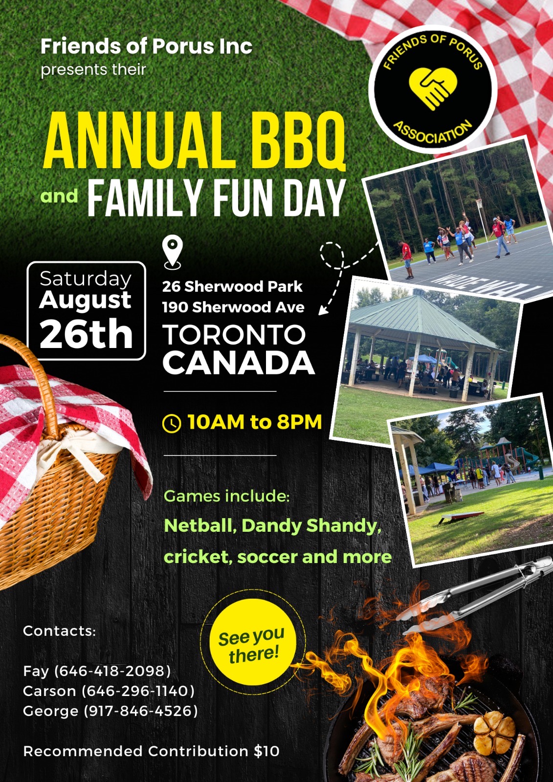 Annual BBQ & Family Fun Day — Toronto
